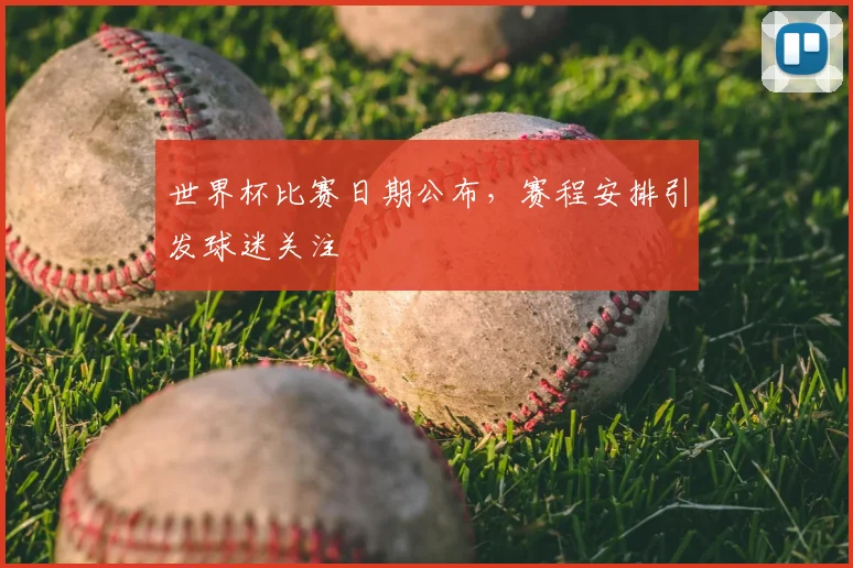 世界杯比赛日期公布,赛程安排引发球迷关注